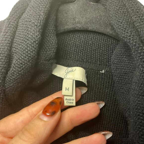 Joie Black Cowl Neck Knit Sweater – Size M - Picture 4 of 4